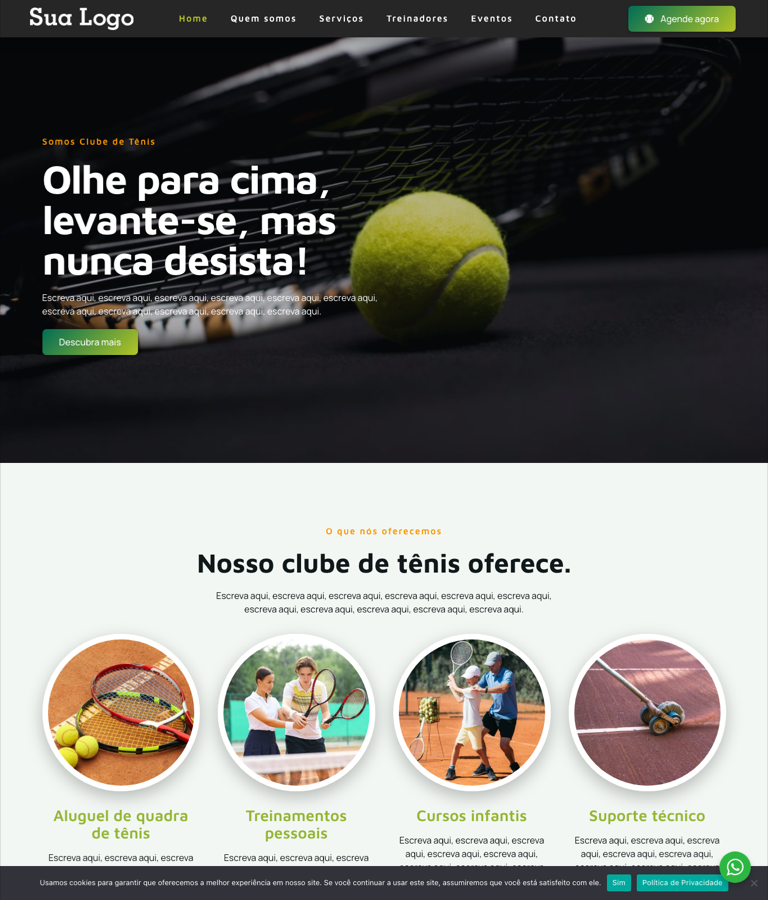 Modelo 029 - Clube de tênis